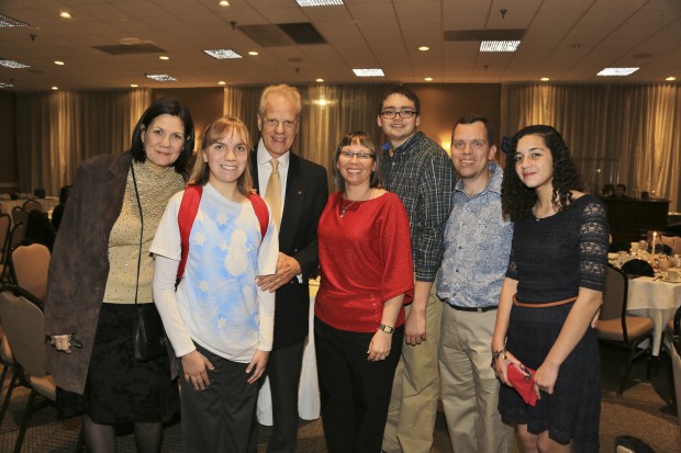 Robyn Carlstedt, Bailey Messmer, Jack Scharr, Lisa Messmer, Joel, Daniel and Ashley Messmer